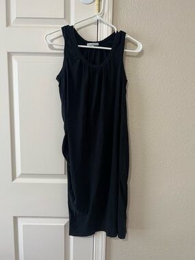 James Perse Standard Women’s Pima Cotton Black Sleeveless Tank Dress Size 2